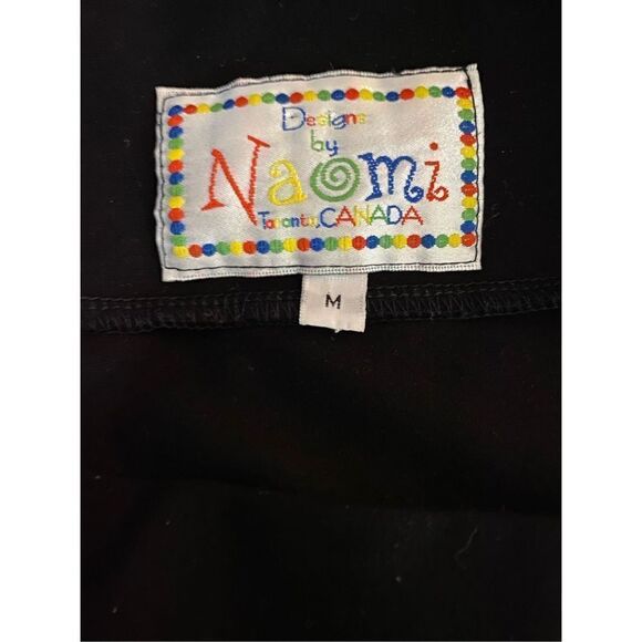 Designs by Naomi women’s vintage, black Beaded peacock skirt, size medium - Picture 4 of 4